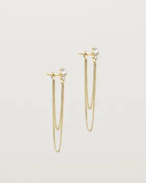 Aiona Loop Studs | Diamonds