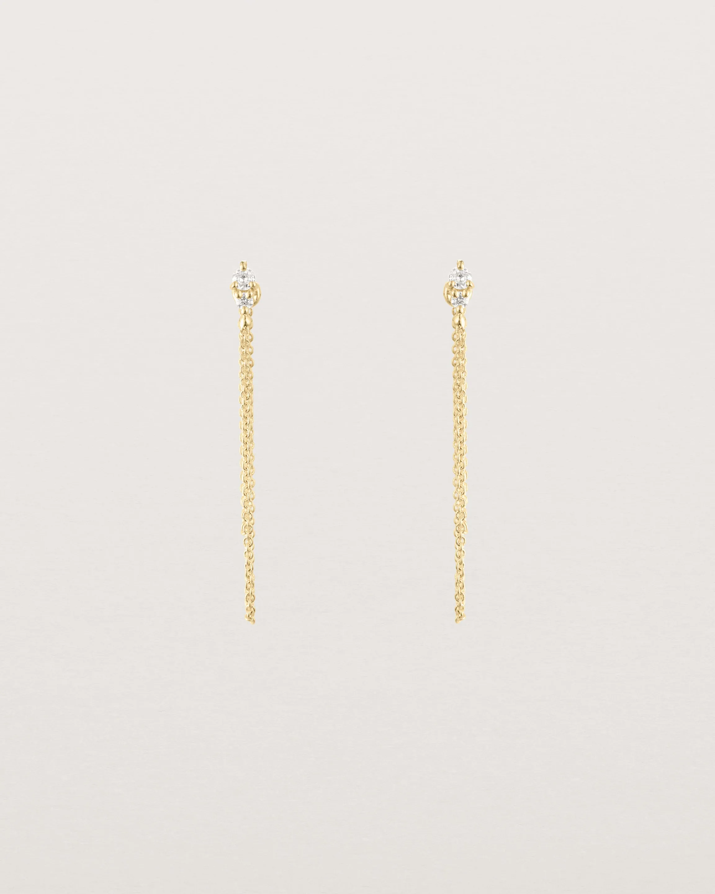 Aiona Loop Studs | Old Cut Diamonds