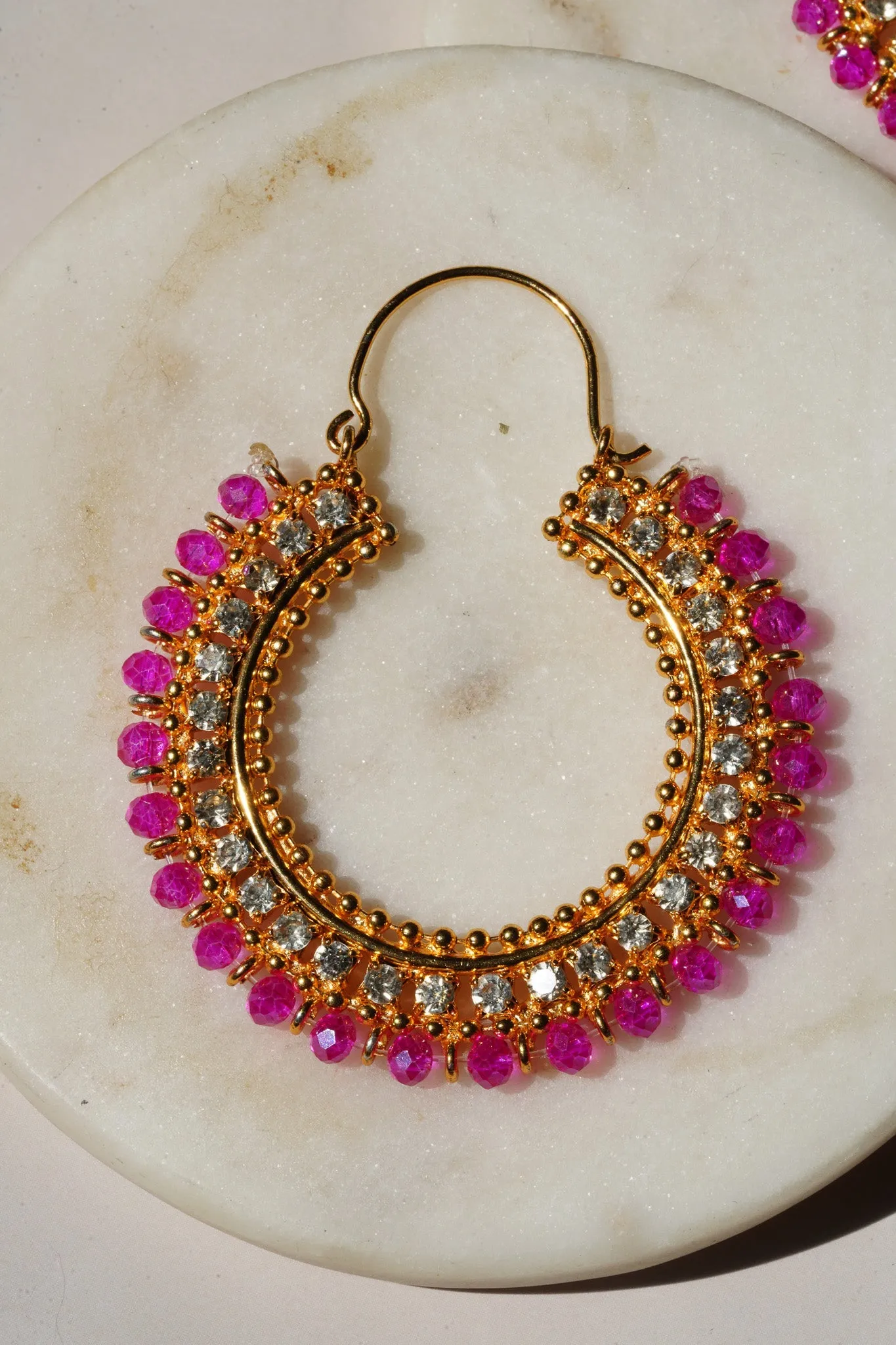 Aliza - Handcrafted Chandbali Hoops