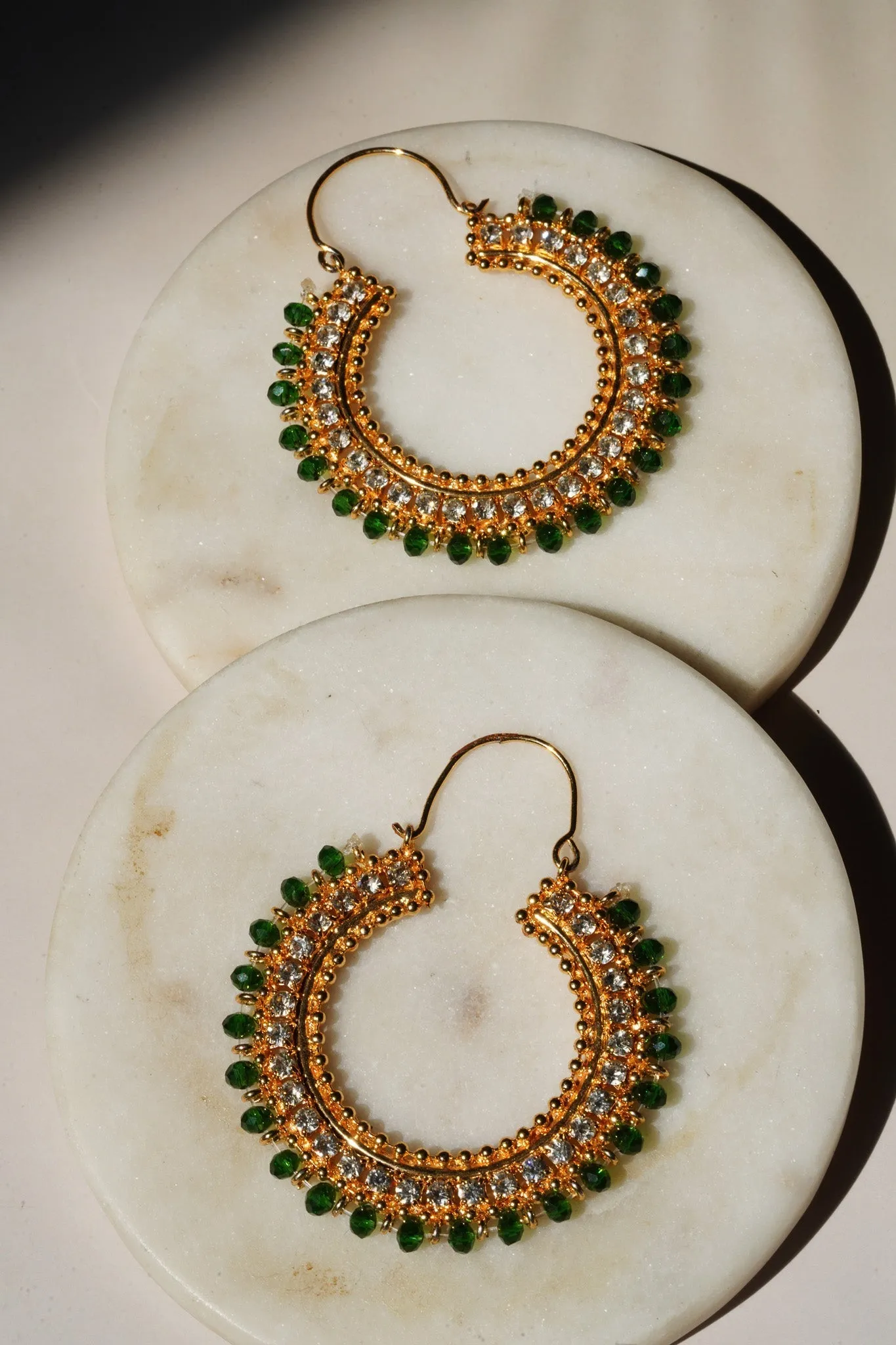 Aliza - Handcrafted Chandbali Hoops