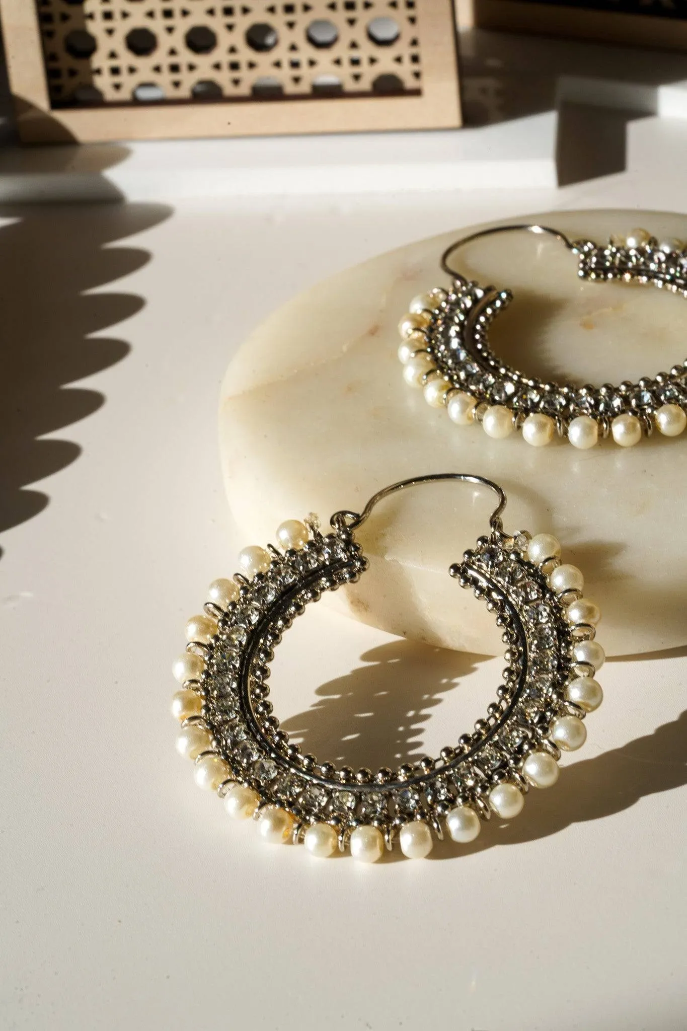 Aliza - Handcrafted Chandbali Hoops