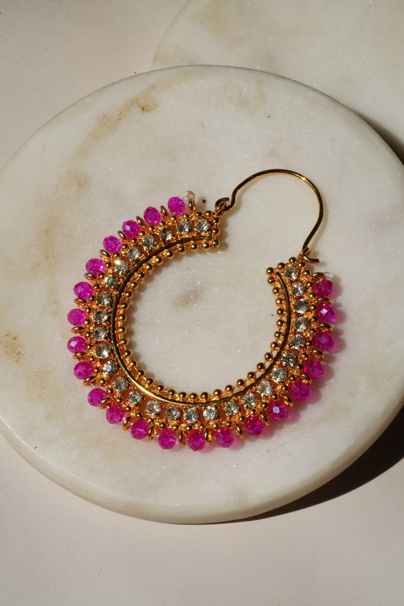 Aliza - Handcrafted Chandbali Hoops