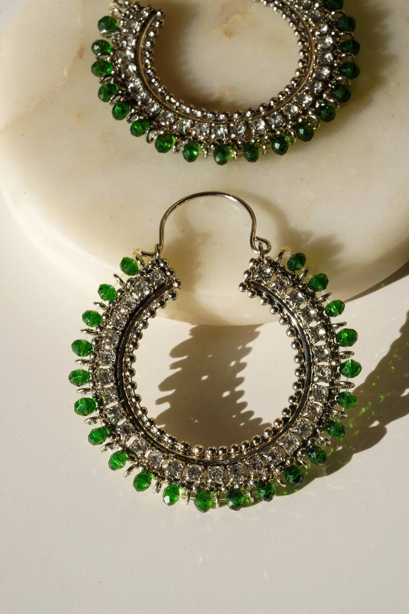 Aliza - Handcrafted Chandbali Hoops