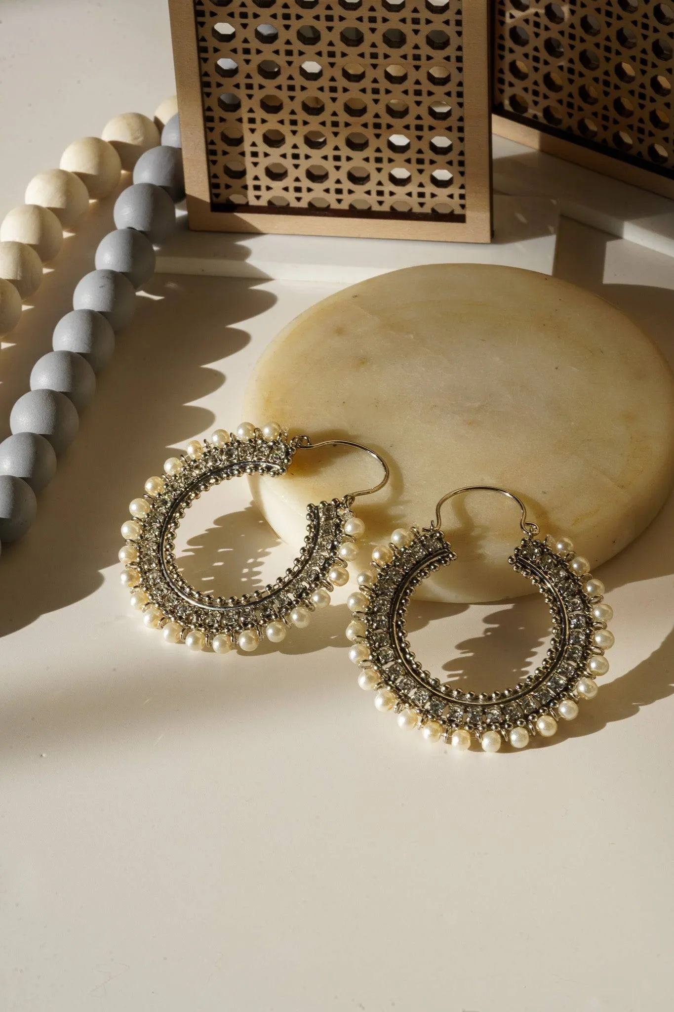 Aliza - Handcrafted Chandbali Hoops