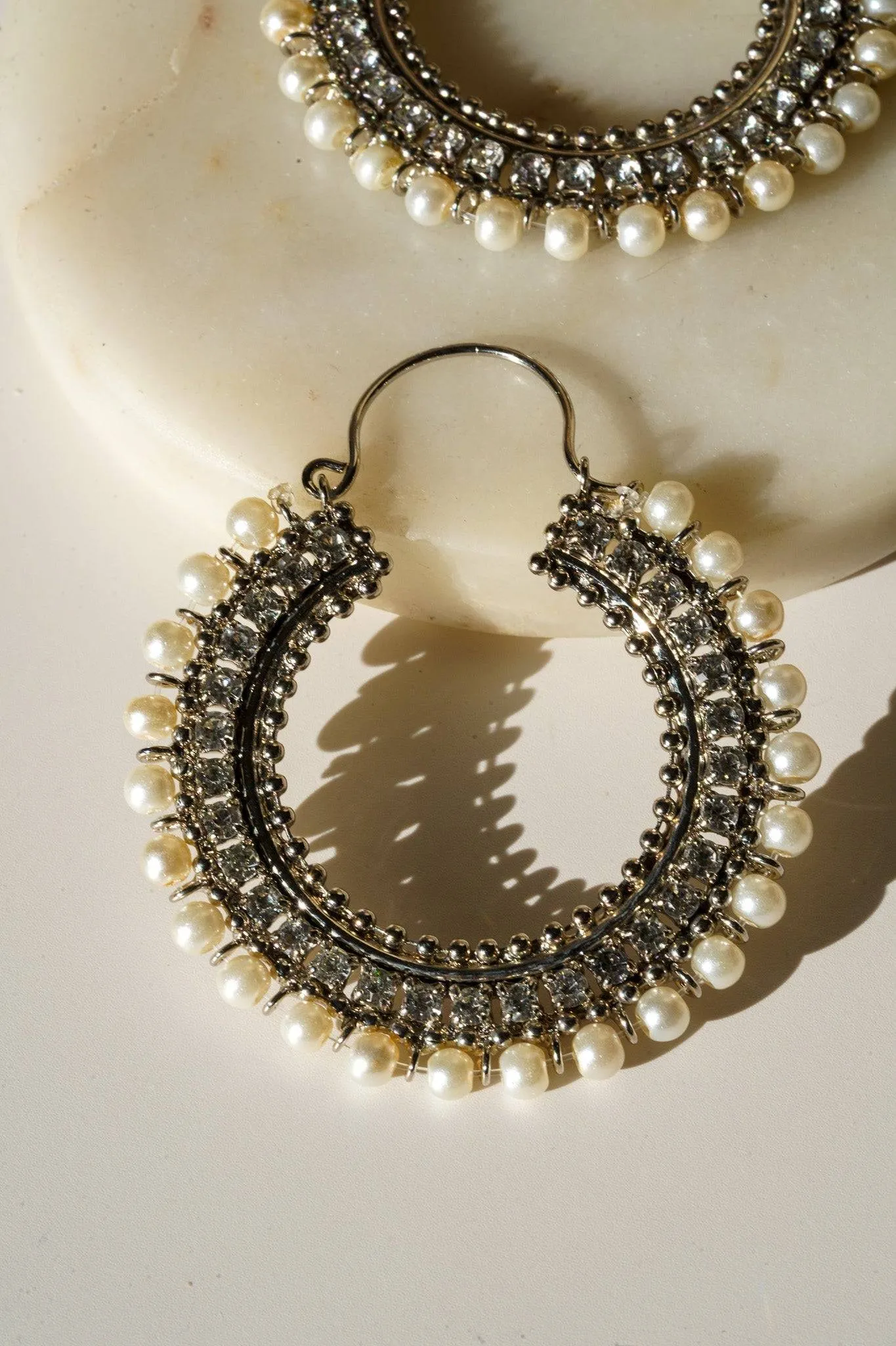 Aliza - Handcrafted Chandbali Hoops