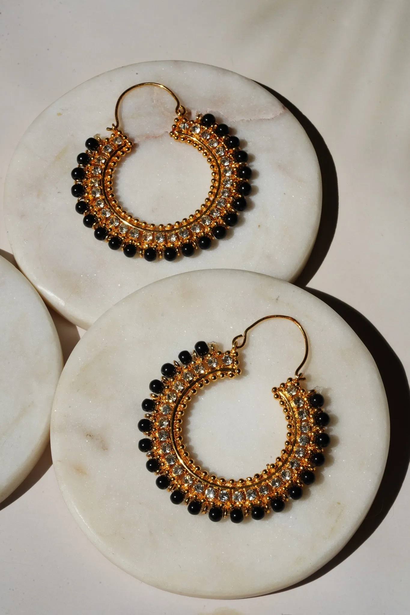 Aliza - Handcrafted Chandbali Hoops