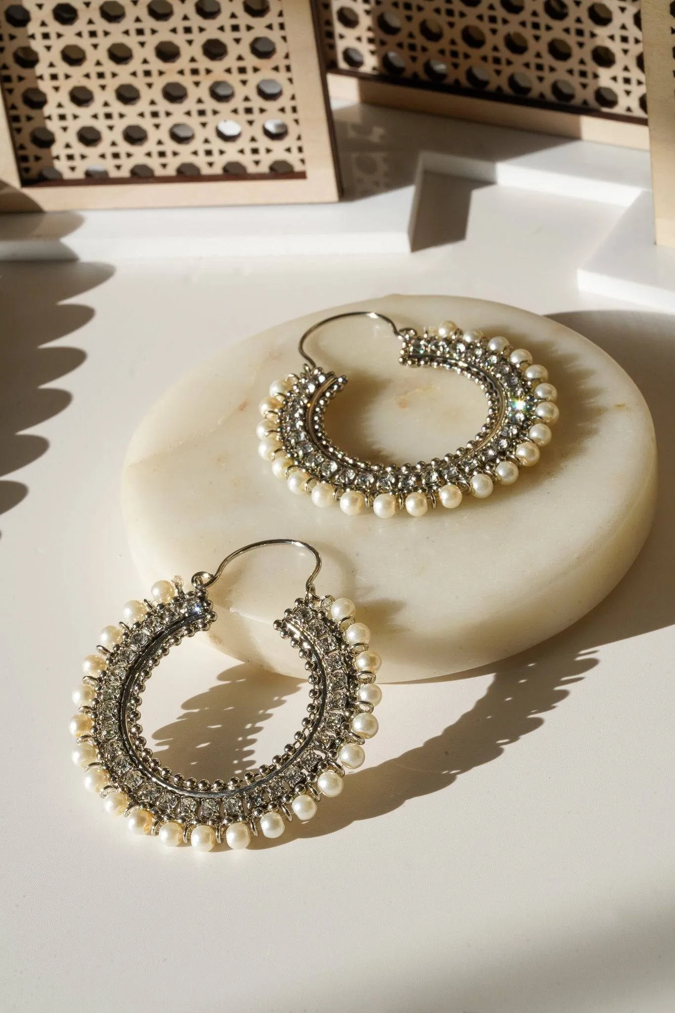 Aliza - Handcrafted Chandbali Hoops