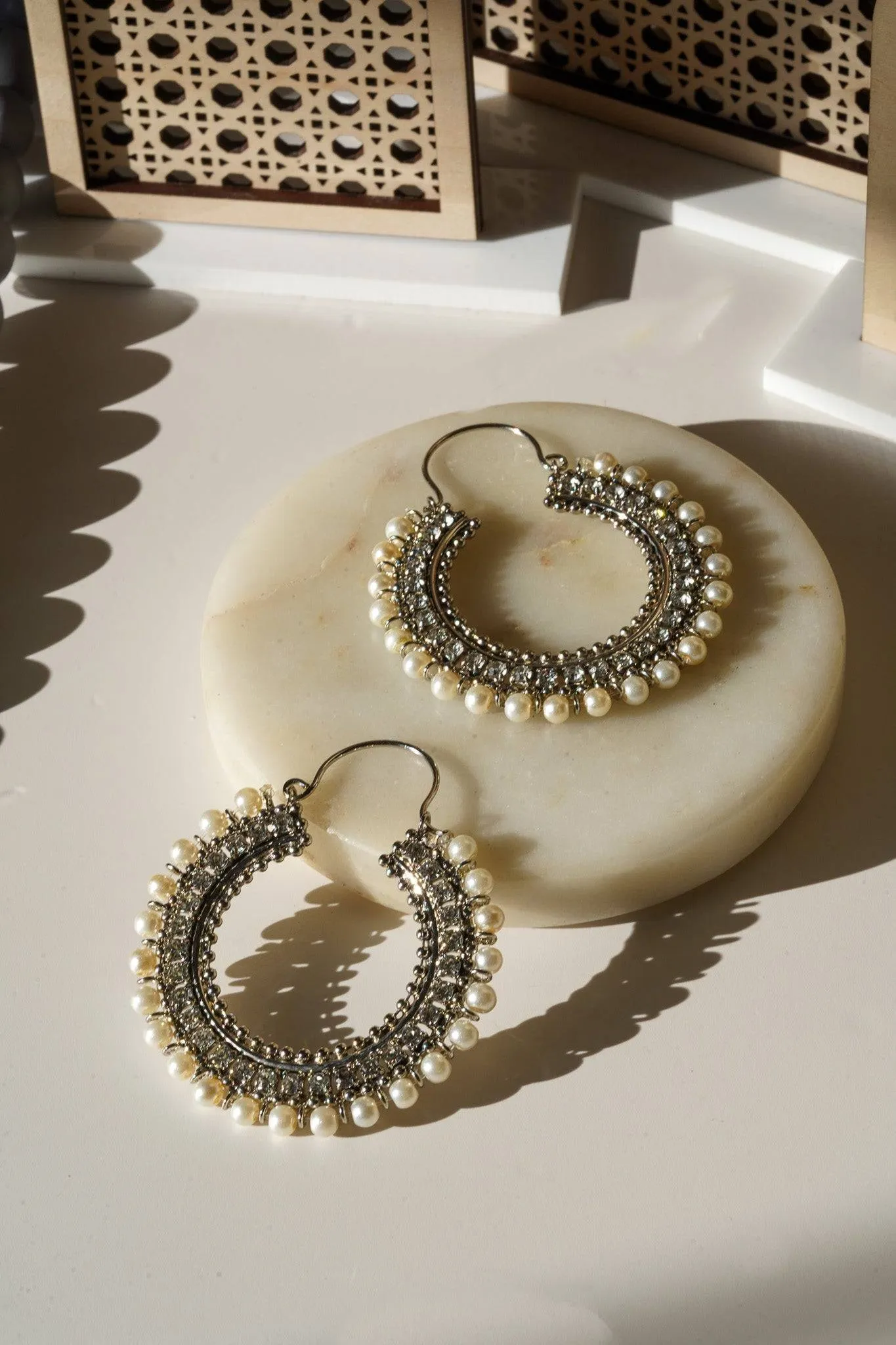 Aliza - Handcrafted Chandbali Hoops