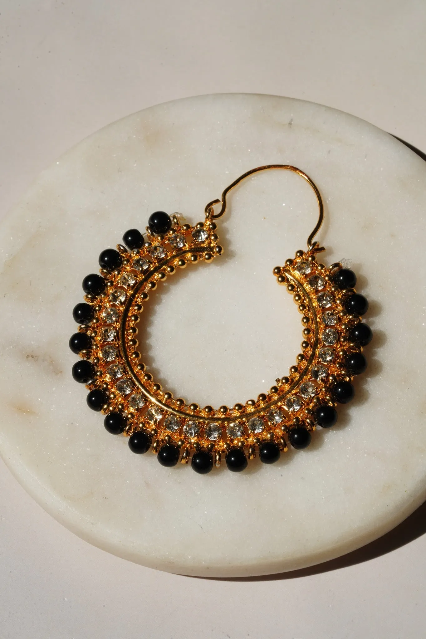 Aliza - Handcrafted Chandbali Hoops