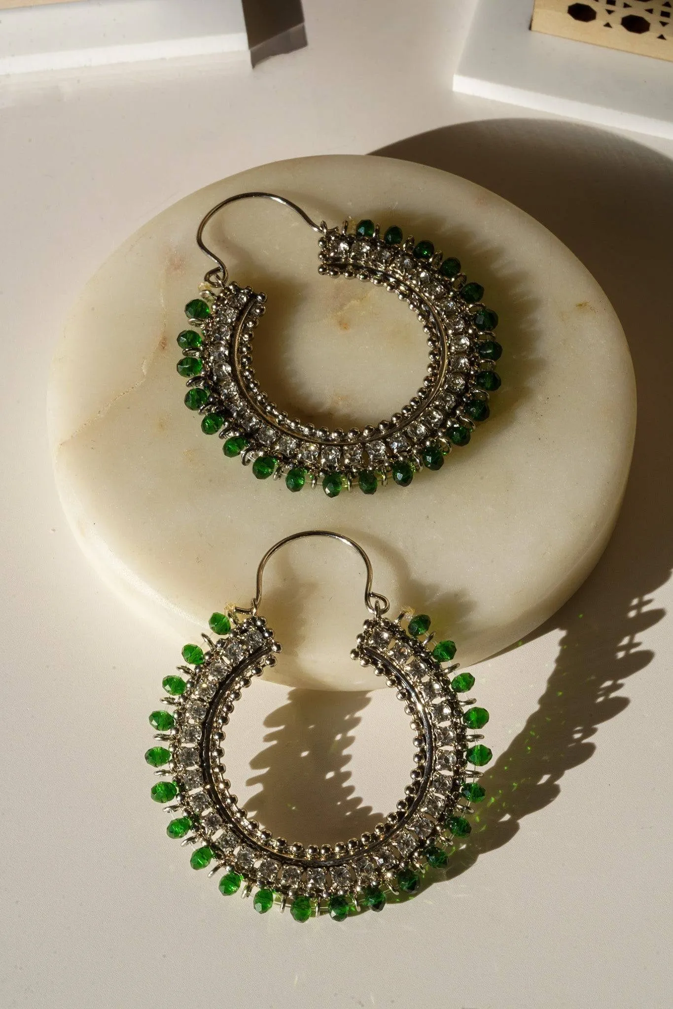 Aliza - Handcrafted Chandbali Hoops