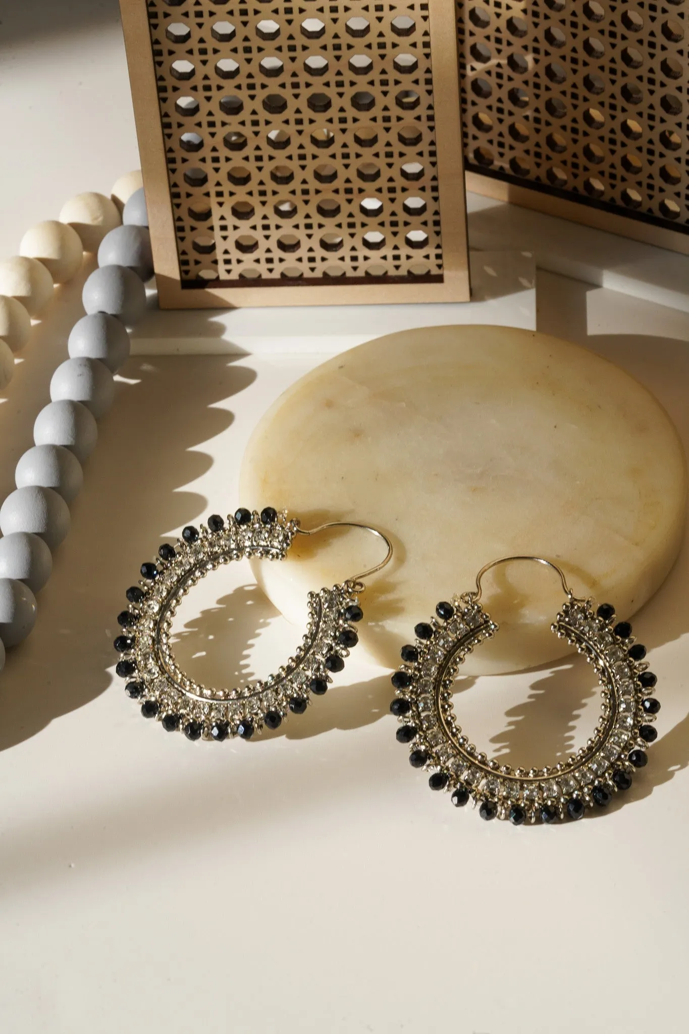 Aliza - Handcrafted Chandbali Hoops