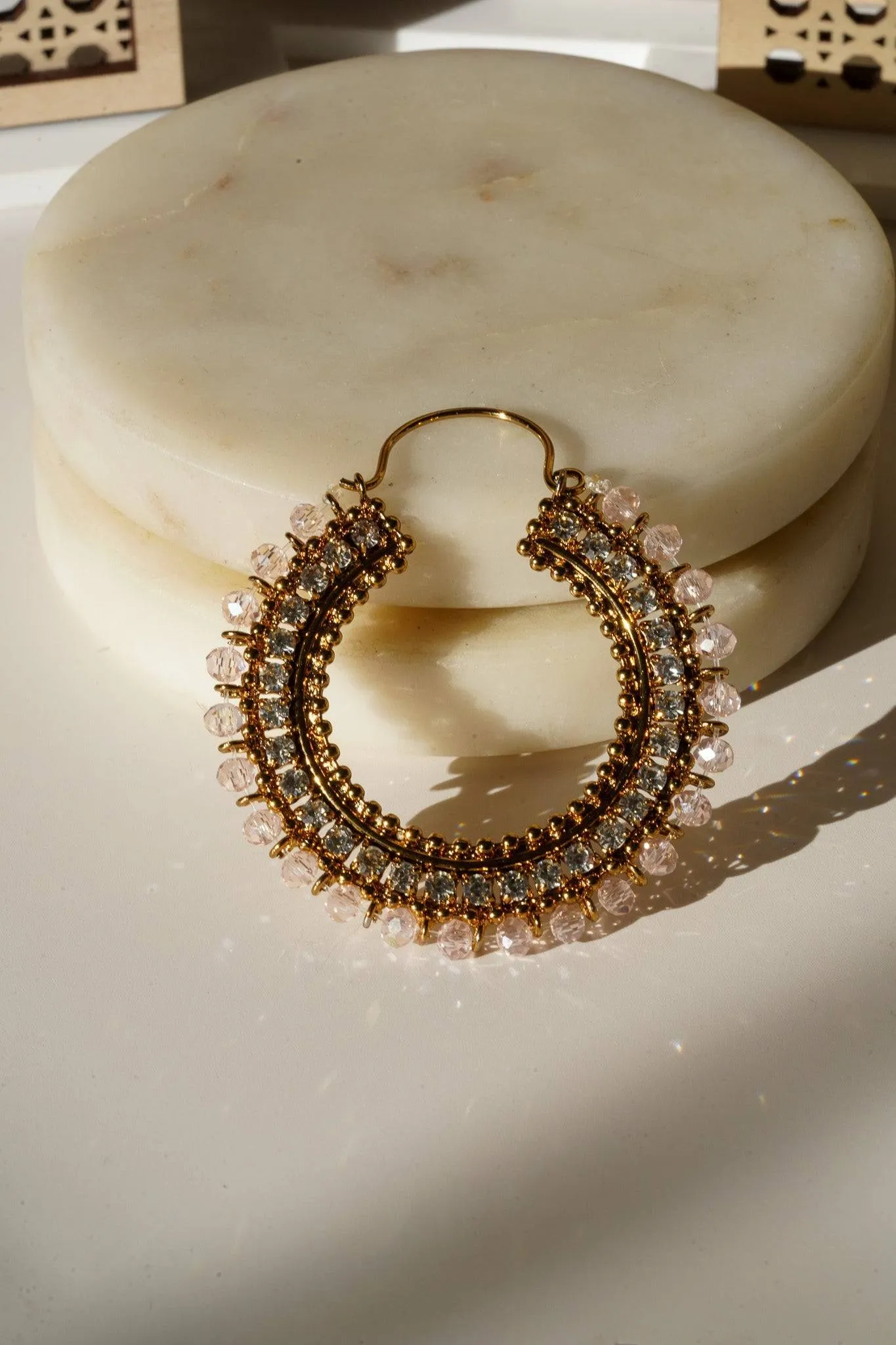 Aliza - Handcrafted Chandbali Hoops