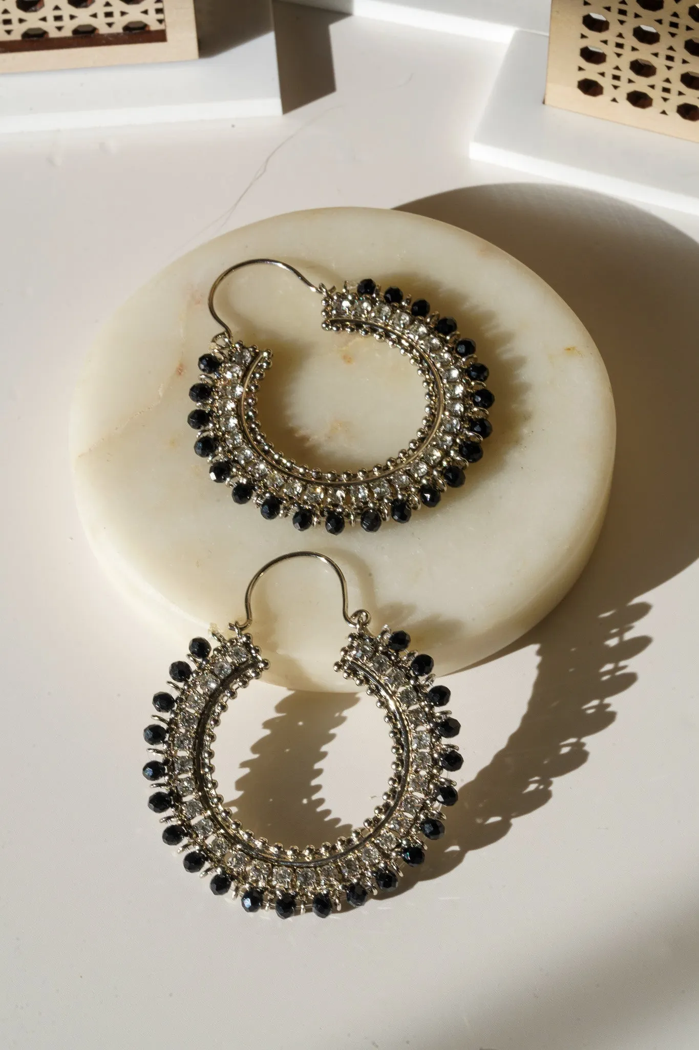 Aliza - Handcrafted Chandbali Hoops