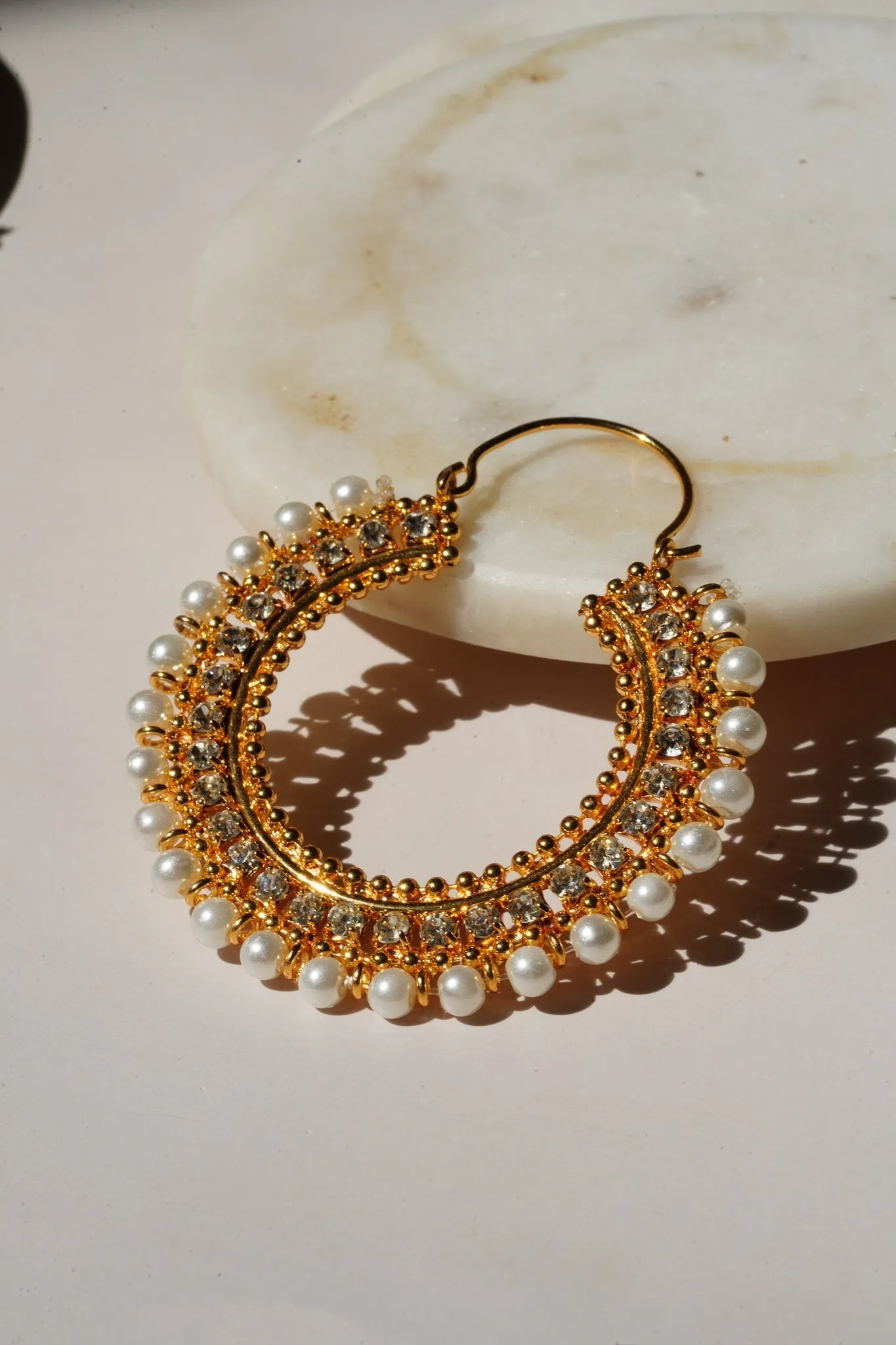 Aliza - Handcrafted Chandbali Hoops