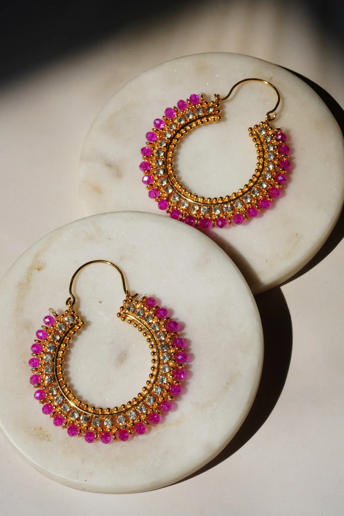 Aliza - Handcrafted Chandbali Hoops