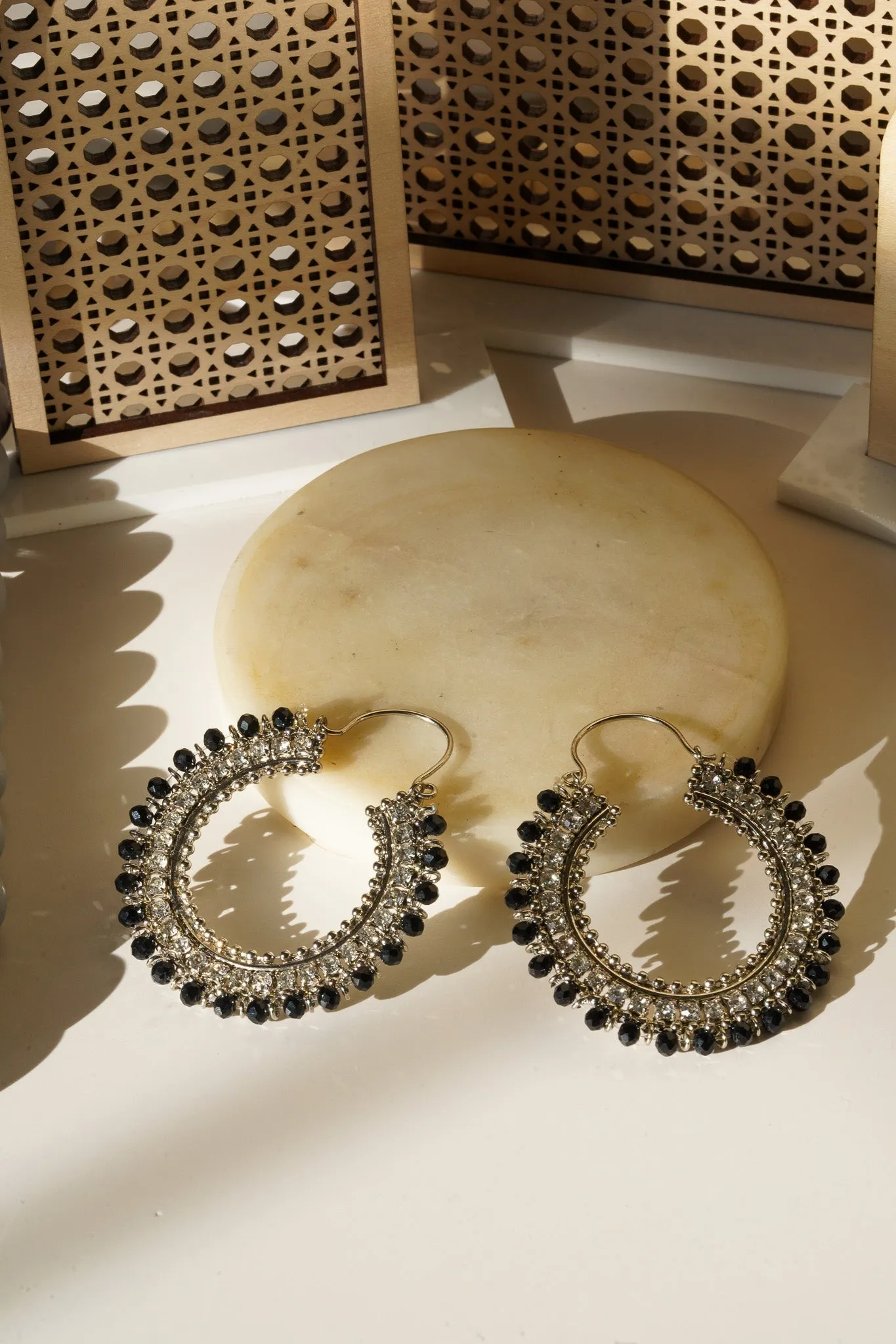 Aliza - Handcrafted Chandbali Hoops