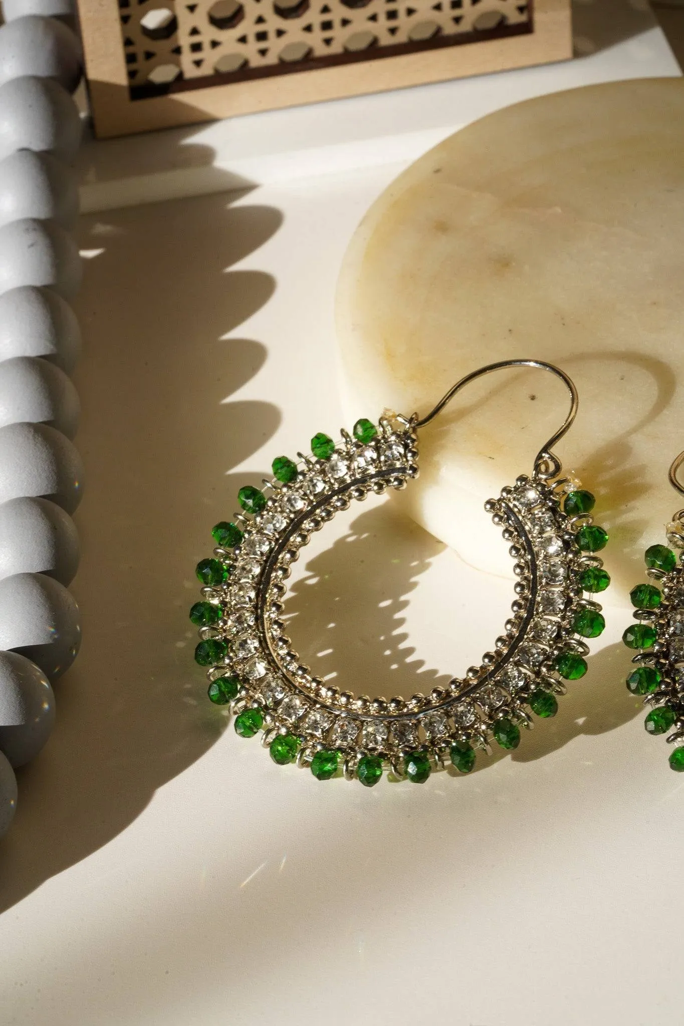 Aliza - Handcrafted Chandbali Hoops