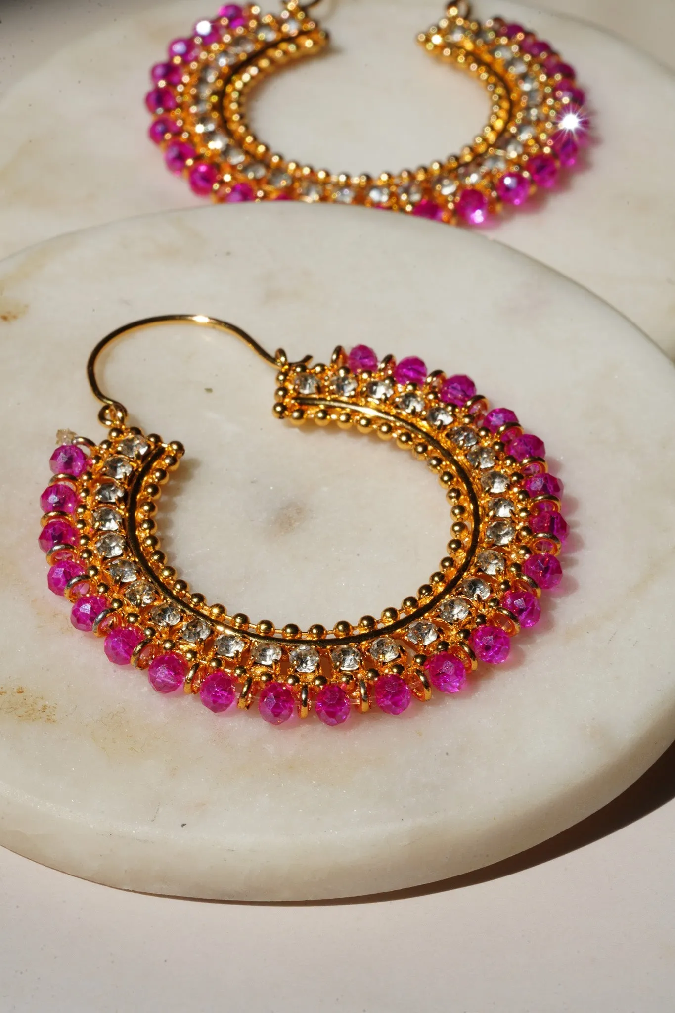 Aliza - Handcrafted Chandbali Hoops