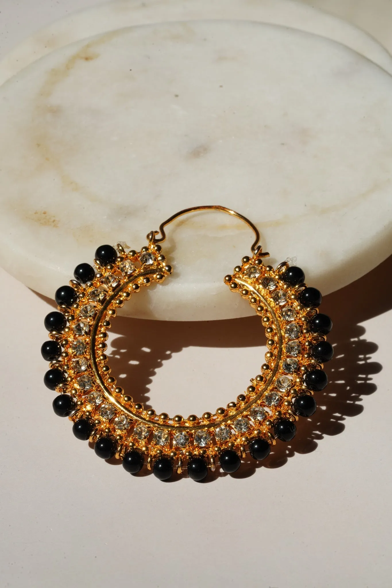 Aliza - Handcrafted Chandbali Hoops