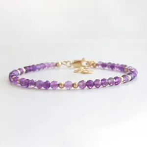 Amethyst Dainty Bracelet