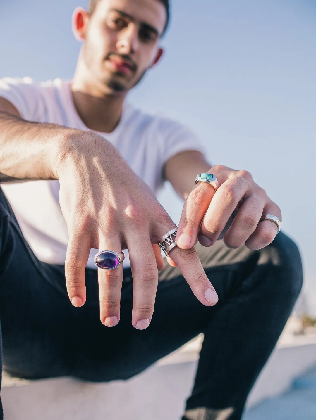 Amethyst Oval Ring