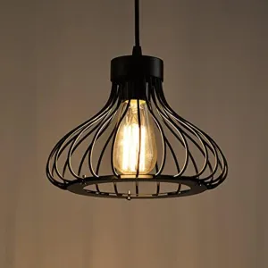 ANKUR VINTAGE RETRO CAGE HANGING PENDANT LIGHT