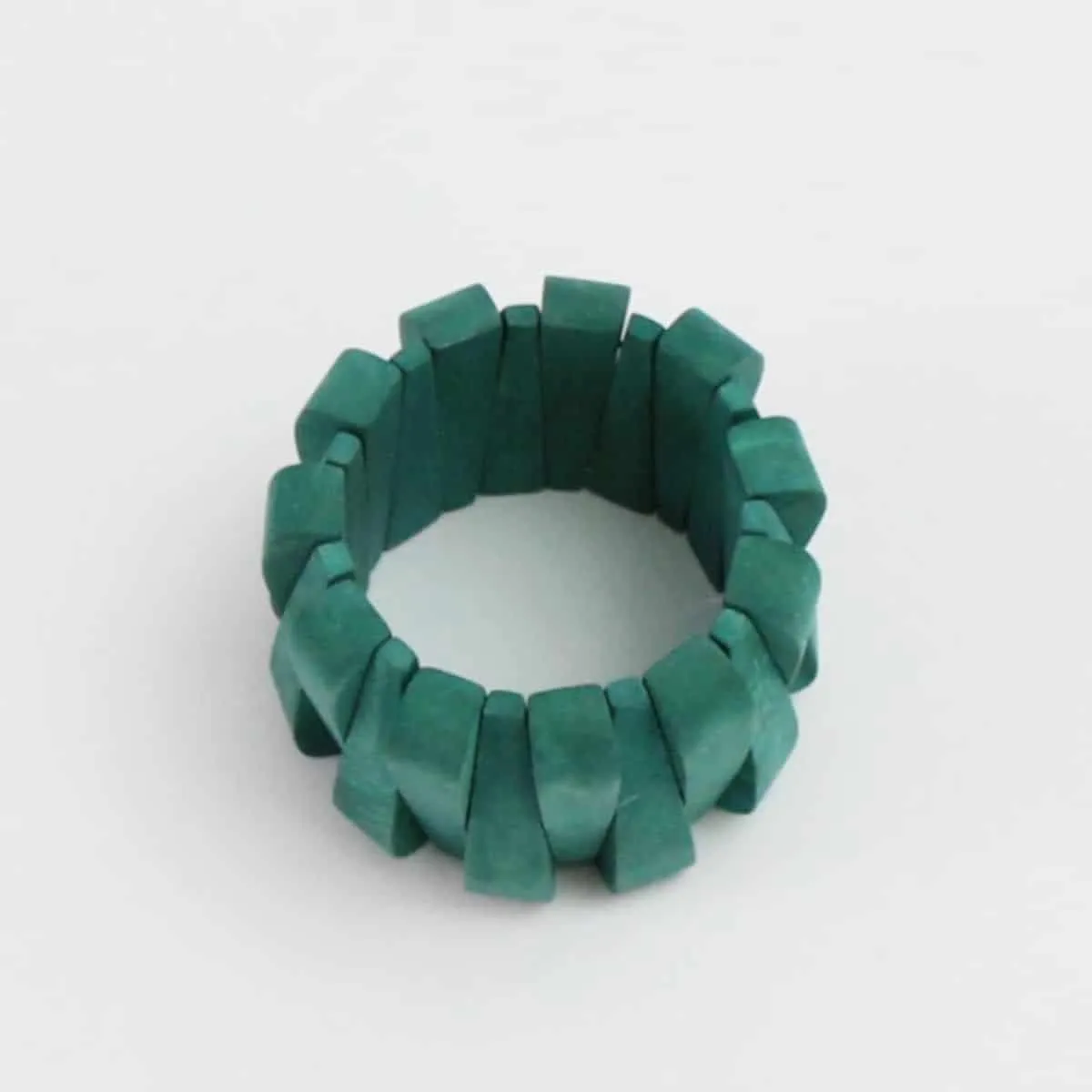 Aqua Wooden Emma Bracelet