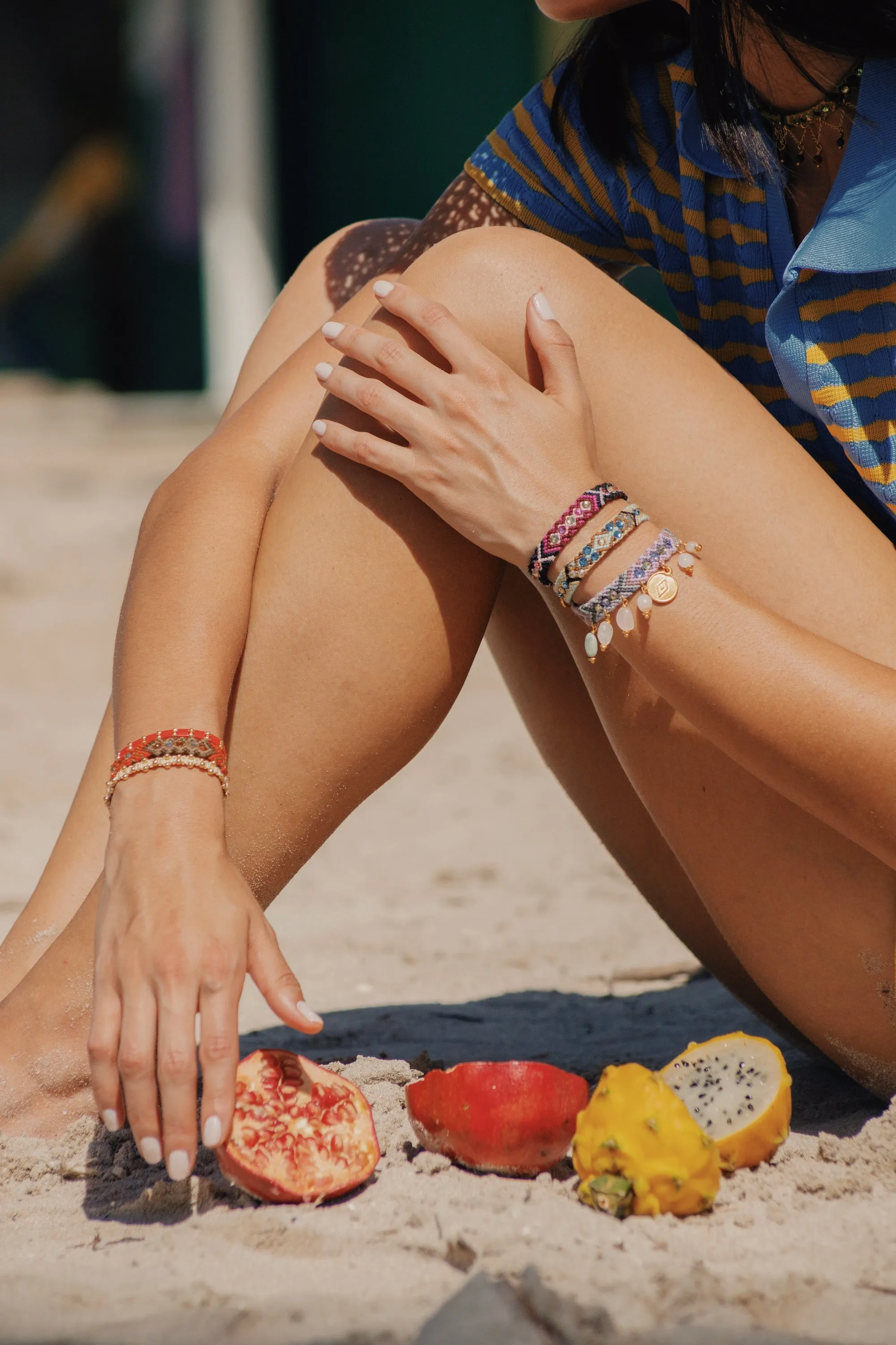 Berries - Wayuu Set x 3 bracelets