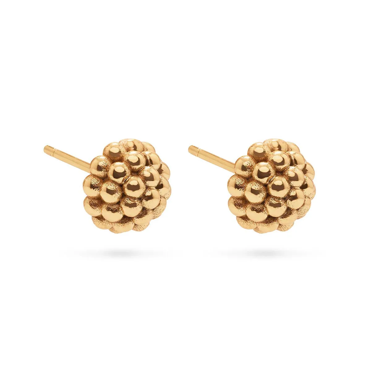 Berry Stud Earrings - Gold