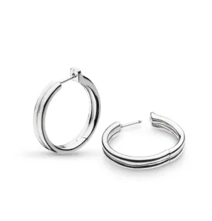 Bevel Unity Maxi Hoop Earrings