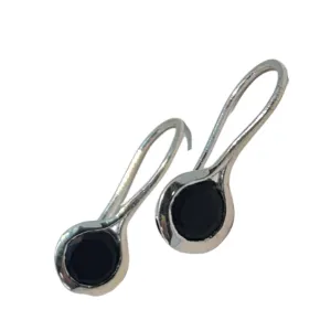 Bina Black Onyx stone earrings