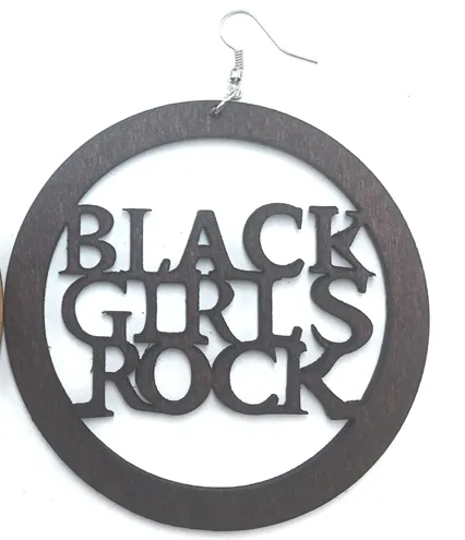 Black Girls Rock Earrings | natural hair accessories | Afrocentric jewelry