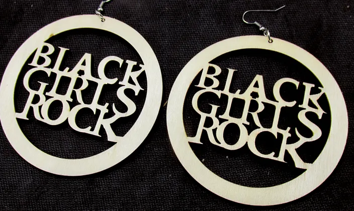 Black Girls Rock Earrings | natural hair accessories | Afrocentric jewelry