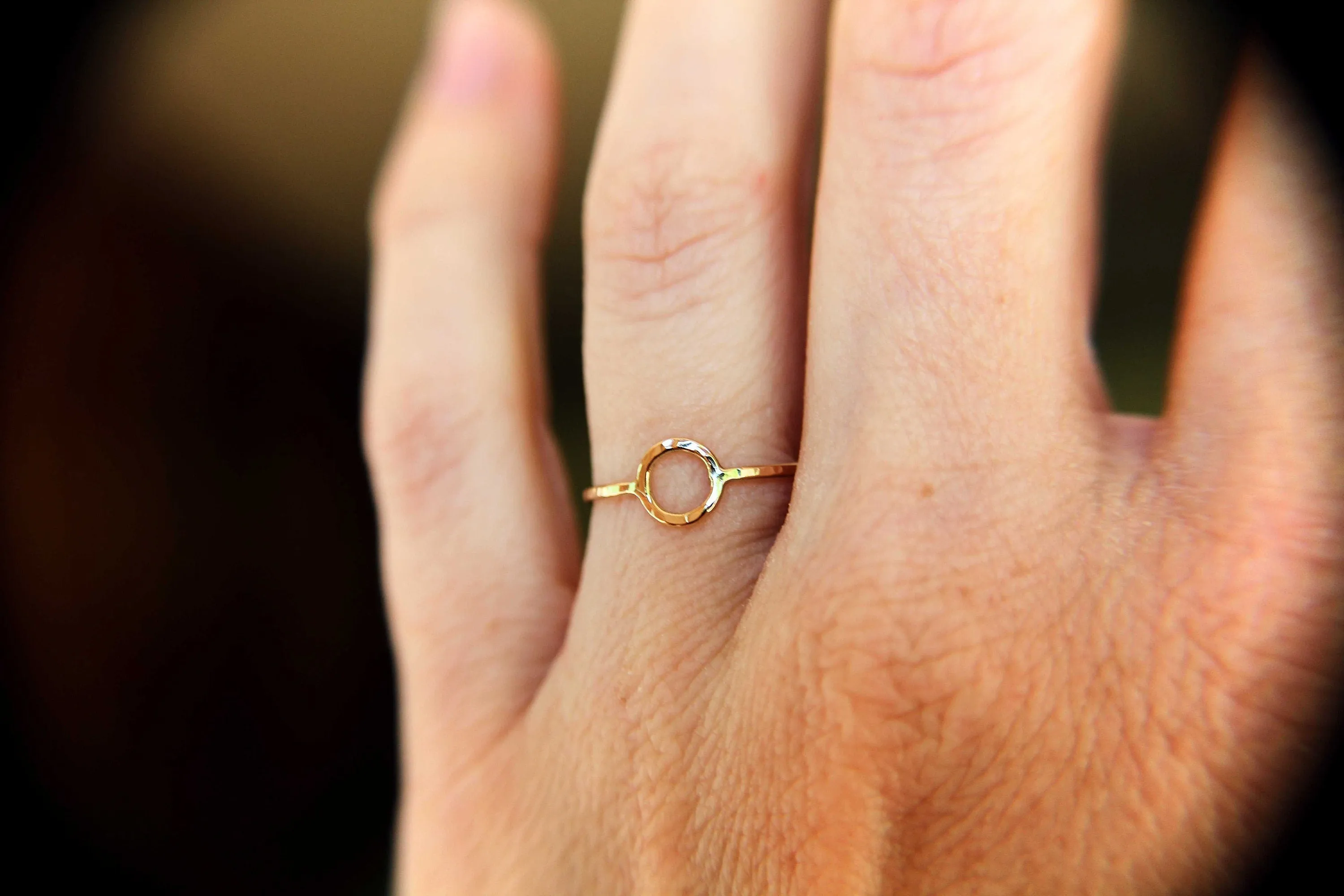 Circle Ring, Stacking Rings, Eternity Rings, Solid Gold Circle Rings, Simple Modern Rings, Karma Circle Ring, Minimalist Jewelry, Karma Ring