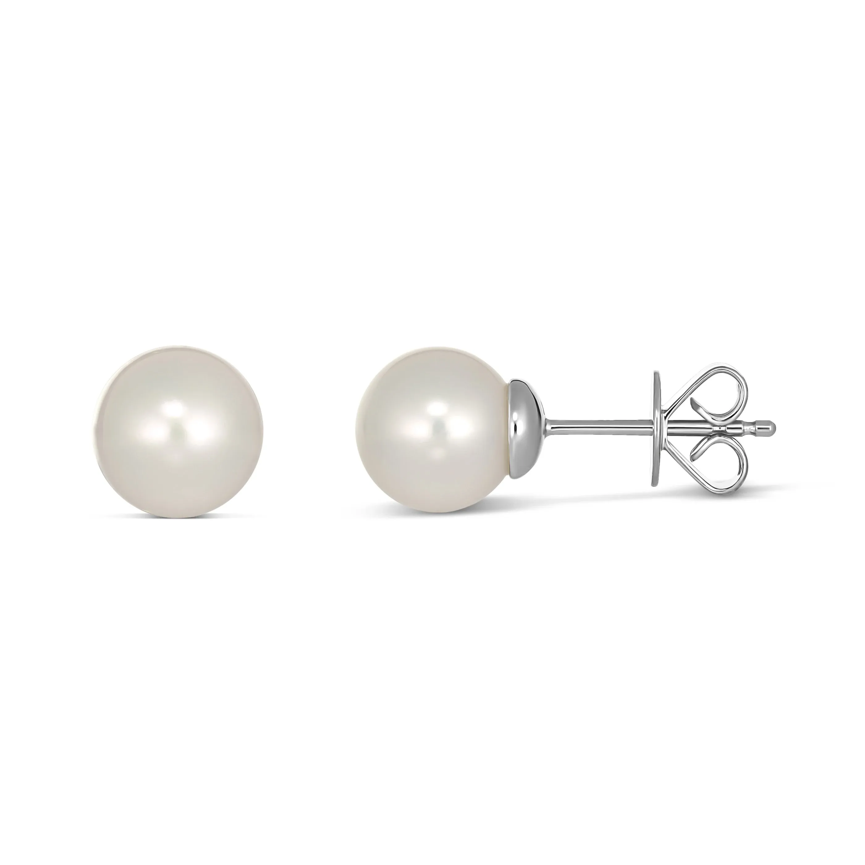 Classic Pearl Stud Earrings