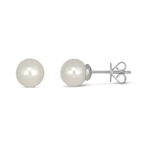 Classic Pearl Stud Earrings