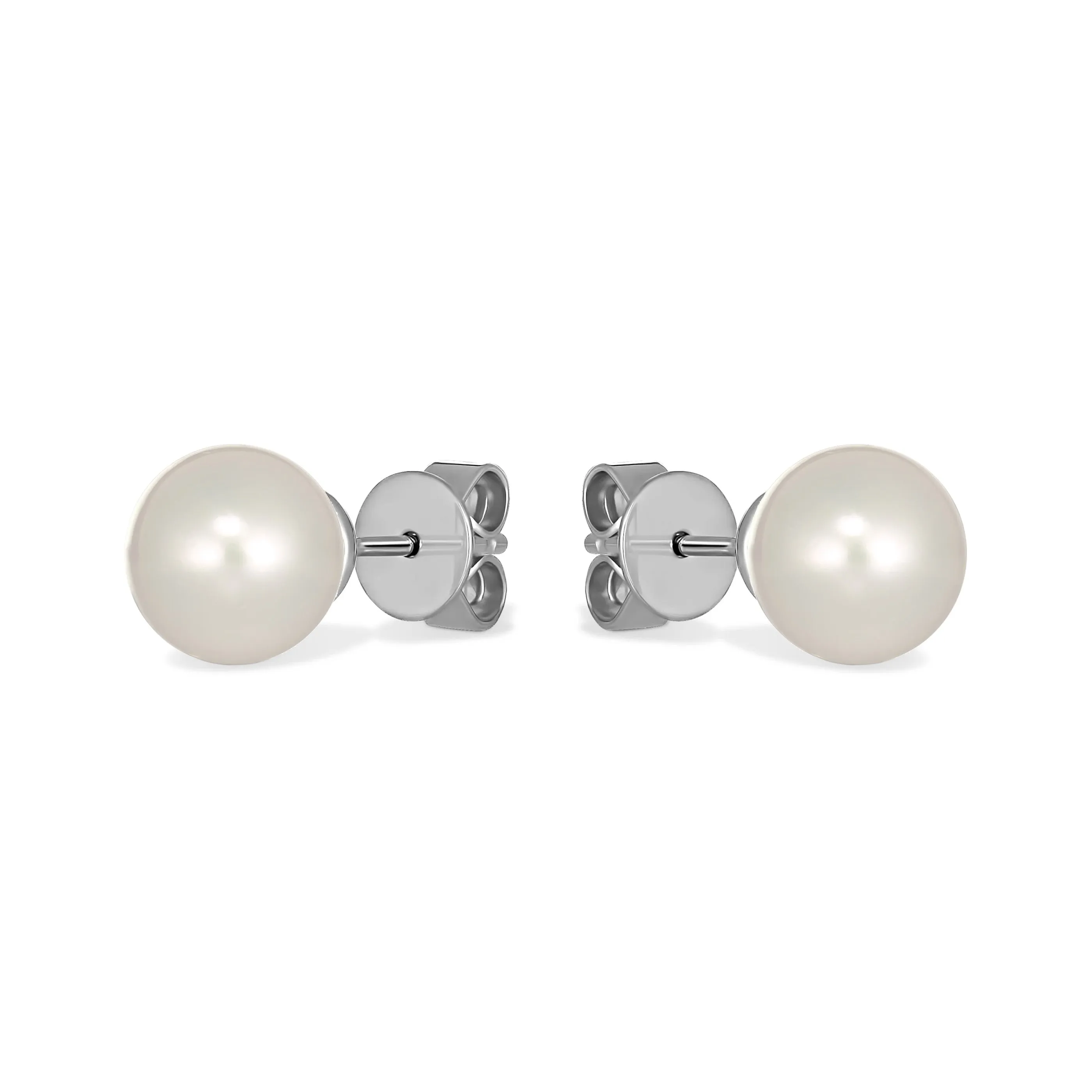 Classic Pearl Stud Earrings