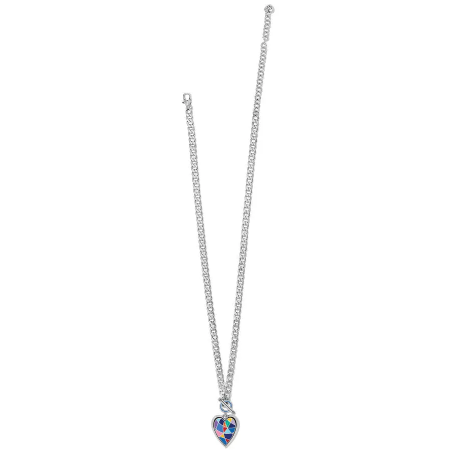 Colormix Heart Toggle Necklace