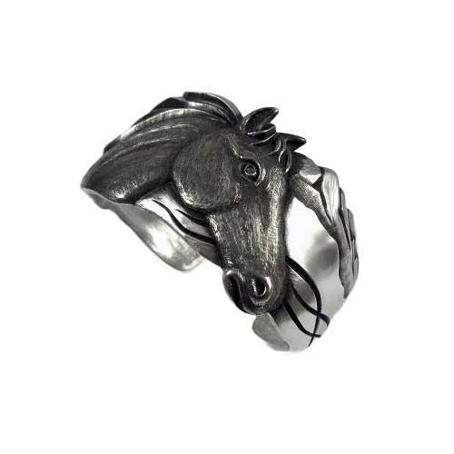 Commander Horse Cuff Bracelet