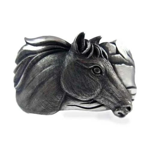 Commander Horse Cuff Bracelet