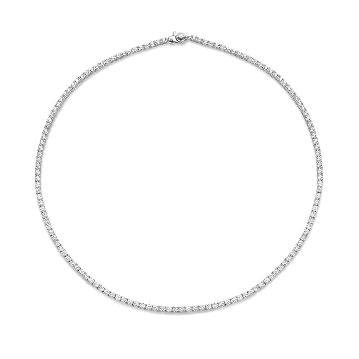 Cubic Zirconia Tennis Necklace