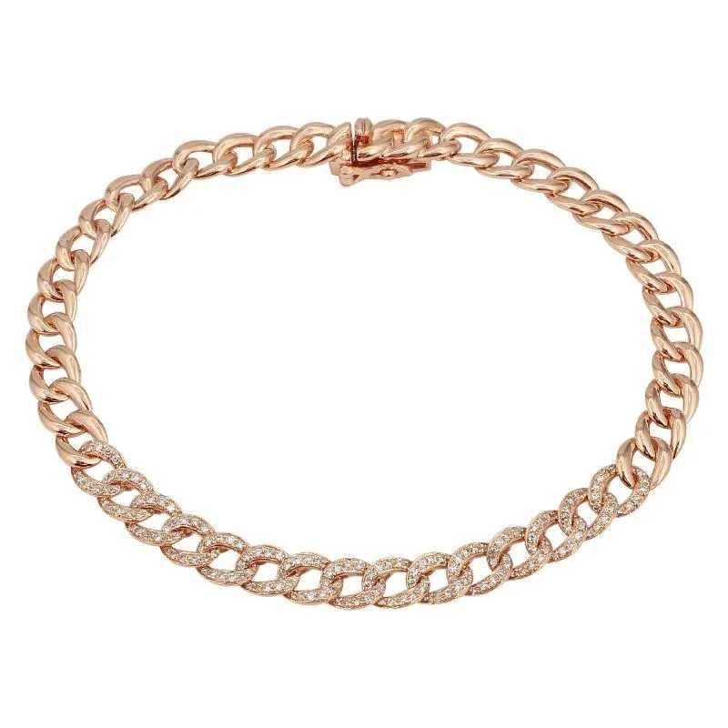 Diamond Cuban Chain Bracelet