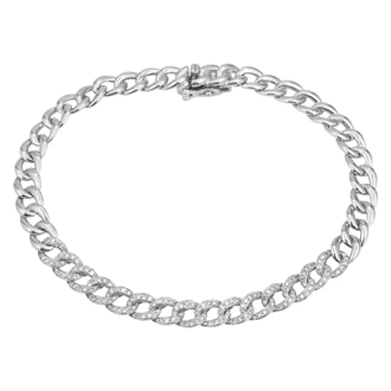 Diamond Cuban Chain Bracelet