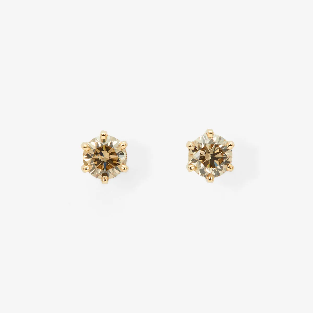 E1904BR | 4mm Brown Diamond Studs