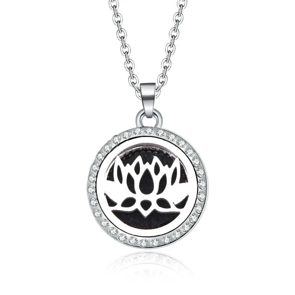 Essential Oil Diffuser Perfume Locket Pendant