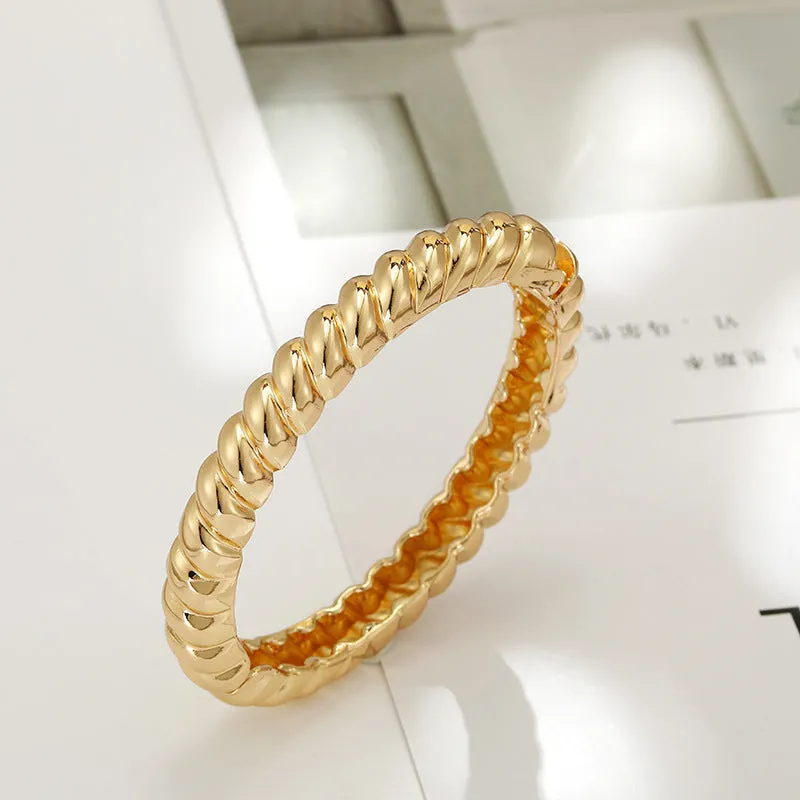 European Charm Gold Circle Bracelets - Vienna Verve Collection