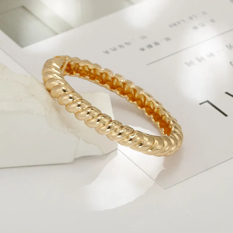 European Charm Gold Circle Bracelets - Vienna Verve Collection