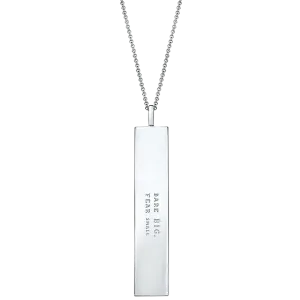 Fortune Pendants: Dare BIG. Fear small. - Silver