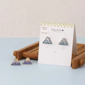 Fujiyama Stud Earrings