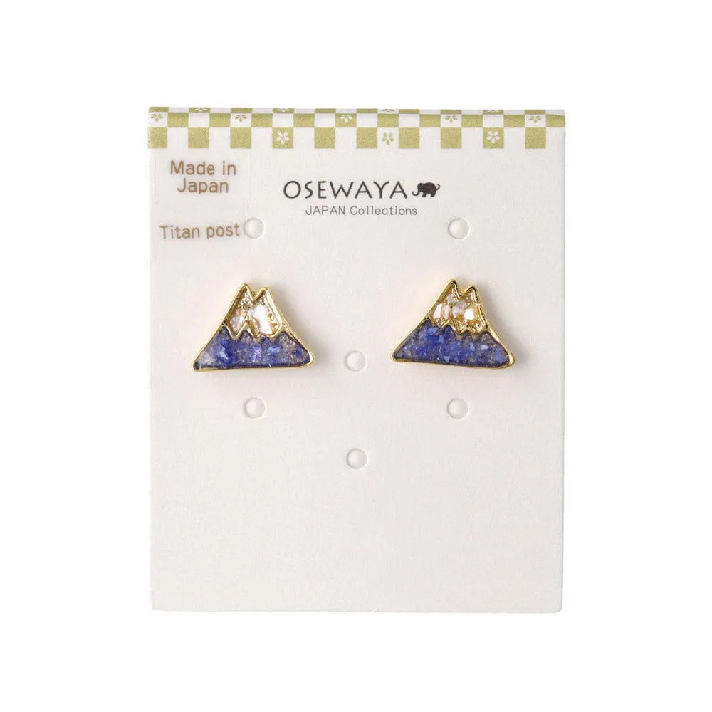 Fujiyama Stud Earrings